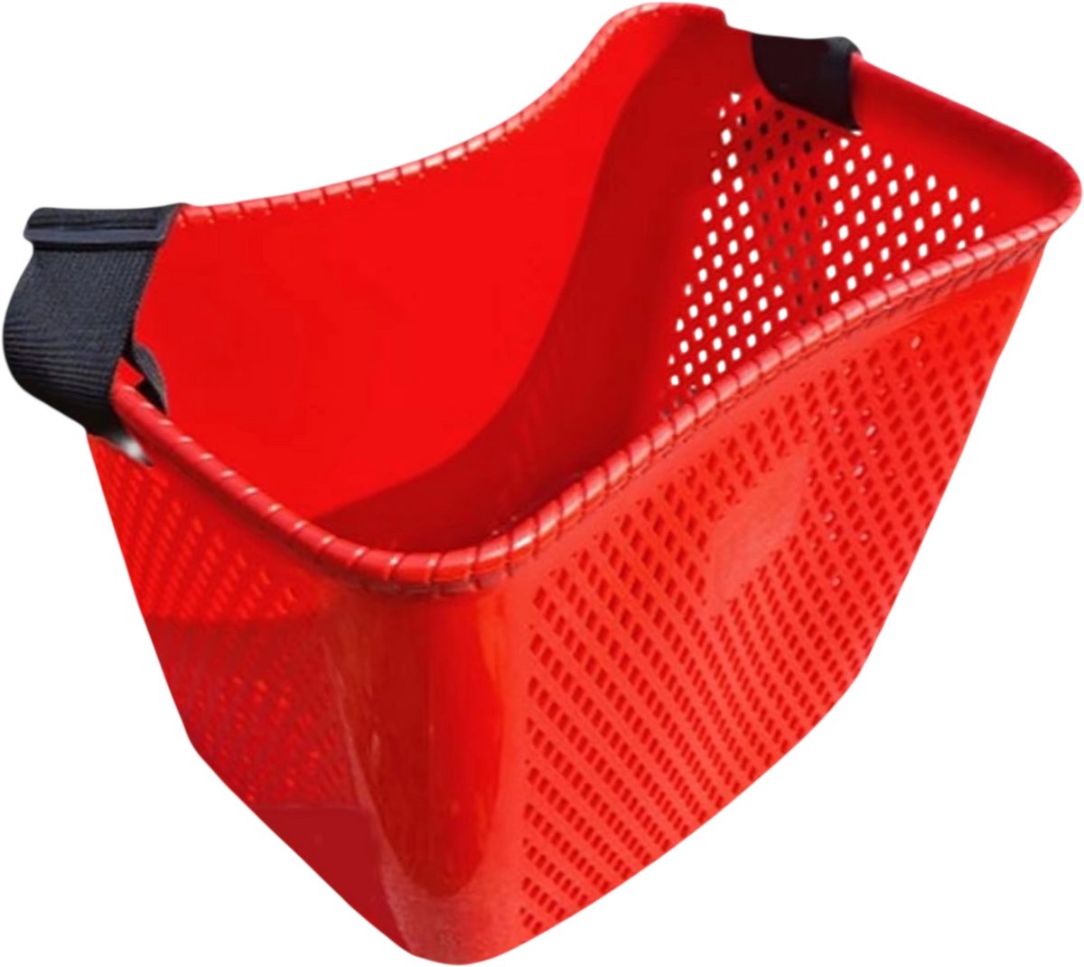 Fruitplukmand met Verstelbare Schouderbanden – Fruitplukker, Plukemmer, Tuinmand & Multifunctionele Oogstmand - Rood