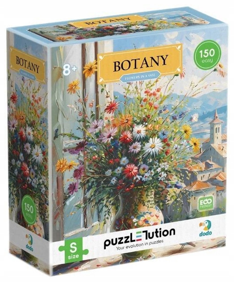 Merkloos Botanika Puzzel 150 Stuk: Bloemen in Vaas