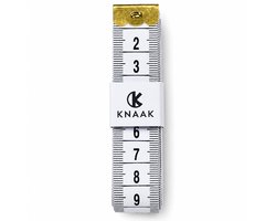 Knaak Meetlint - Flexibel - Wit - 150 cm - 1 stuk - Centimeter Meetlint
