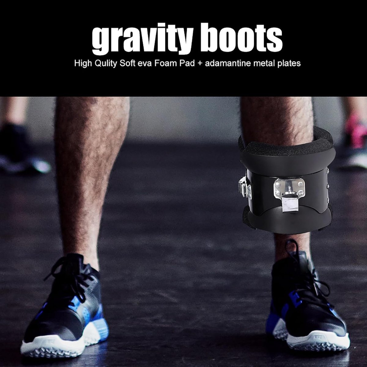 Inversie Boots voor Omgekeerd Hangen, Versterk Houding met Stevige Haken en Eenvoudige Bevestiging aan Pull-Up Bars, Ideaal voor Thuisgebruik en Fitness