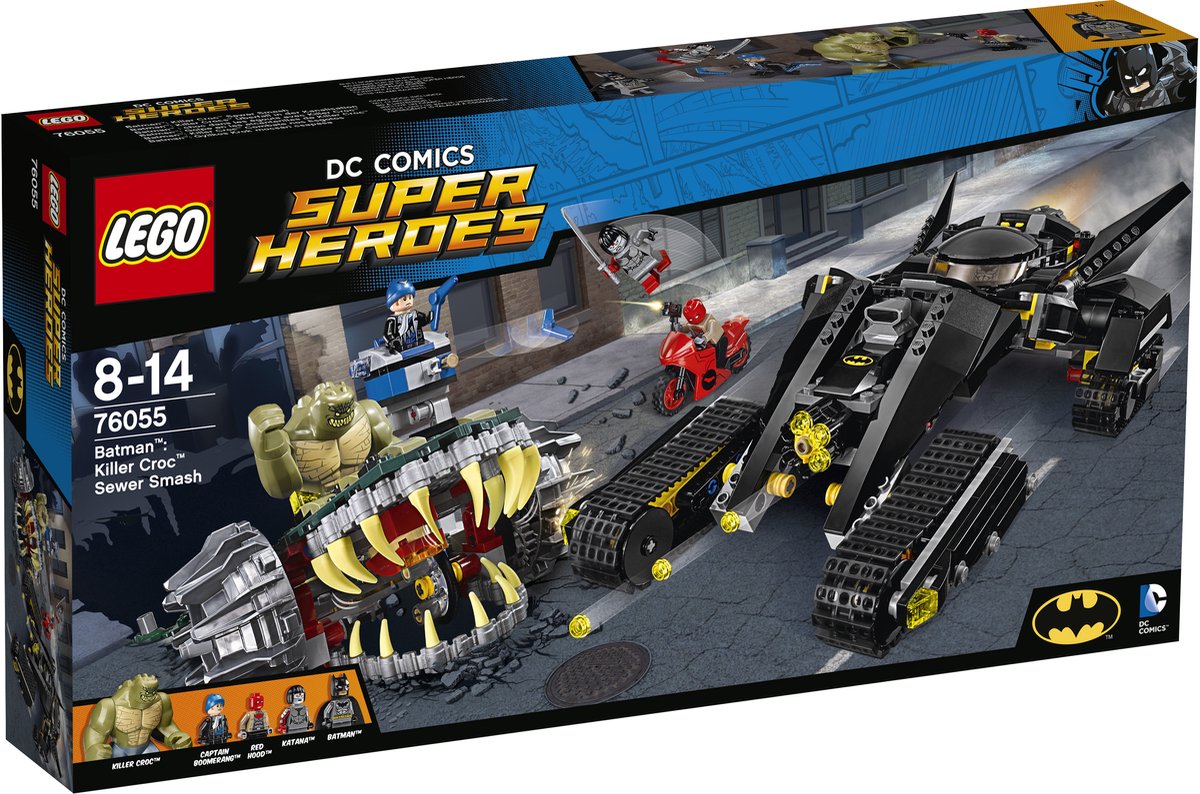 LEGO DC Comics Super Heroes Batman: Killer Croc rioolravage 76055