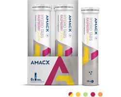 Amacx Hydro Tabs - Electrolytes - Elektrolyten - Elektrolyten Poeder - Raspberry Lemon - 6 pack - 120 tabs