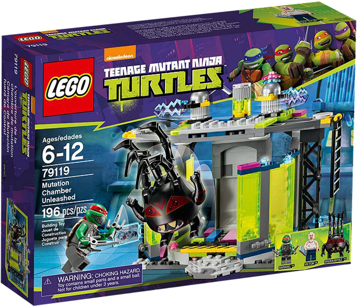 LEGO Teenage Mutant Ninja Turtles Mutation Chamber Unleashed, Bouwpakket, 6 jaar, 196 stuk(s)
