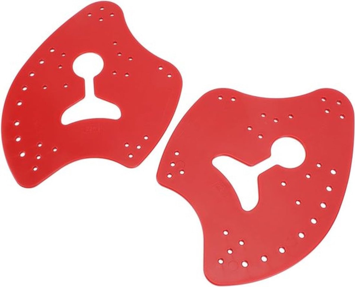 Dubbelzijdige zwemvinnen van PP-siliconen handpeddels voor optimale zwemtraining in het zwembad, maat M