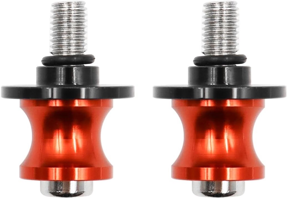 Universele M10 Swing Arm Stand voor Motorraces - 2 Pack met Bobbins en Spool, Bescherming en Reparatie voor Duke 125 200 250 390 690 790 890 Motorrijders