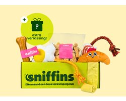 Sniffins - Sniffins Box Breakfast Buddies - Hondenbox - Hondenspeelgoed - Hondenspeeltjes