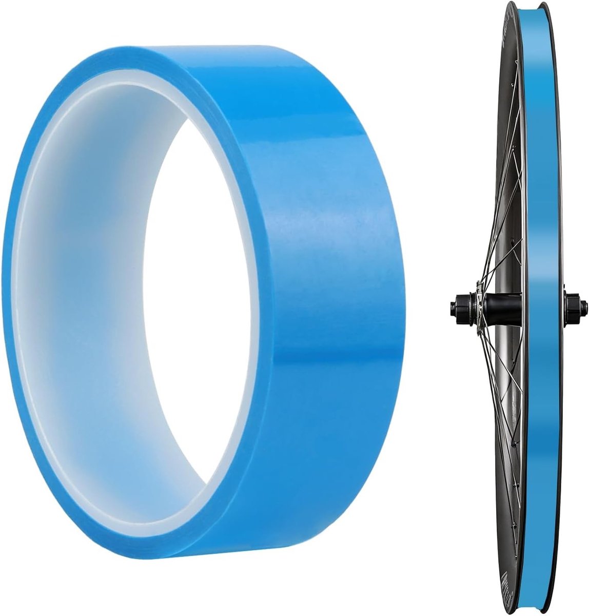 27mm x 10m Tubeless Fietsvelgband - Blauw, Lekvrije Band voor Fietsen, Duurzaam en Betrouwbaar