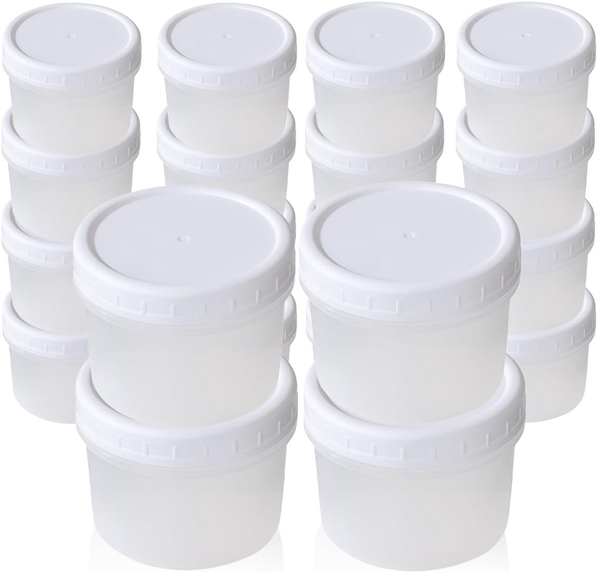 Herbruikbare Mini Opbergdozen van Plastic - 20 Stuks, 7x6x6cm, Ideaal voor Organisatie en Opslag