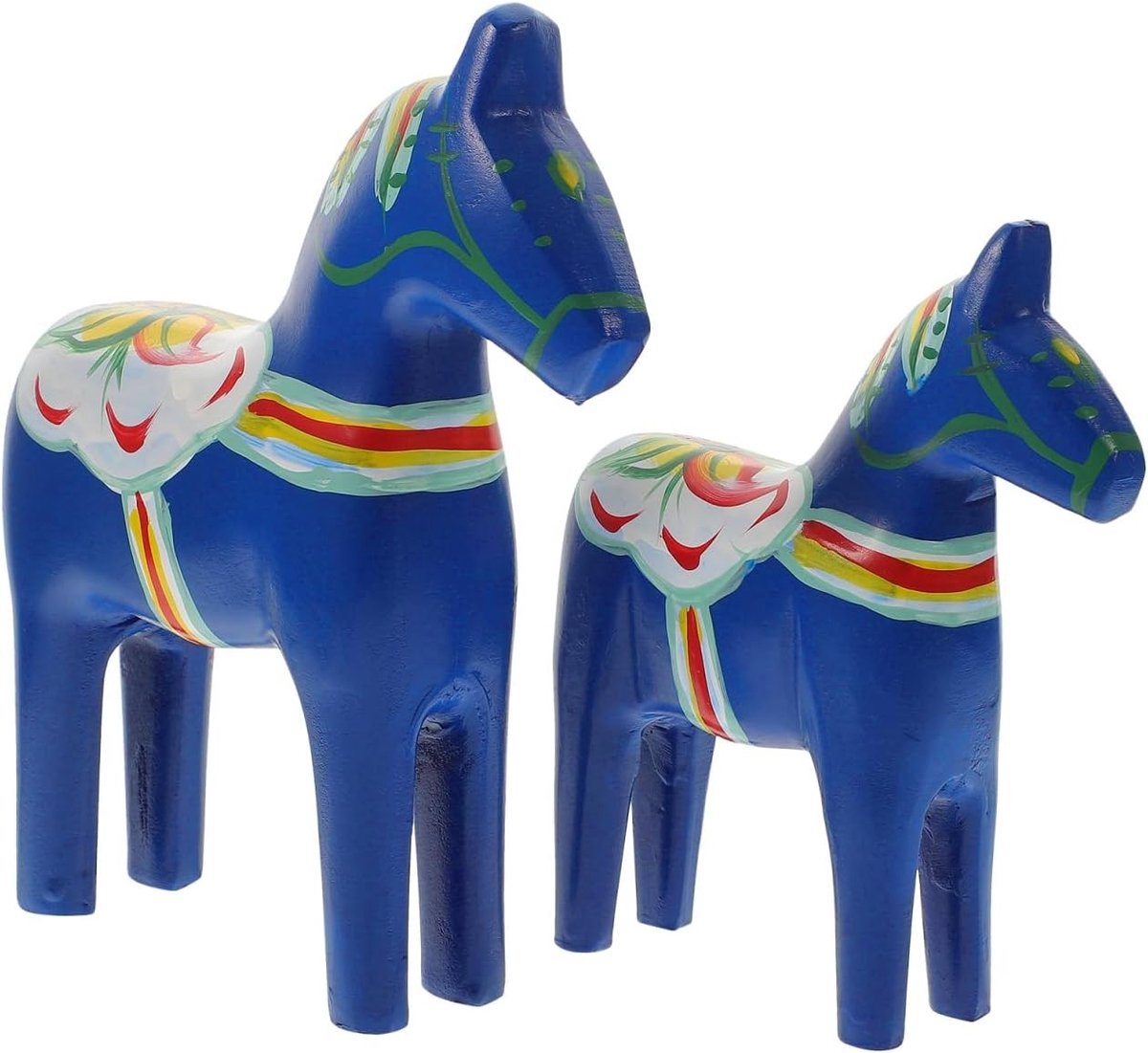 Houten Paard Ornamenten Set voor TV Stand Decoratie - Scandinavische Houten Beelden, Dierlijke Verzamelobjecten en Ambachtelijke Decoratie