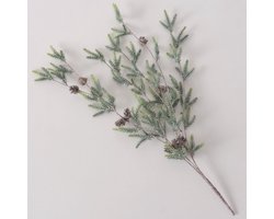 Tak - Dennenappels - Decoratie - 70x16cm - Groen - Kunststof