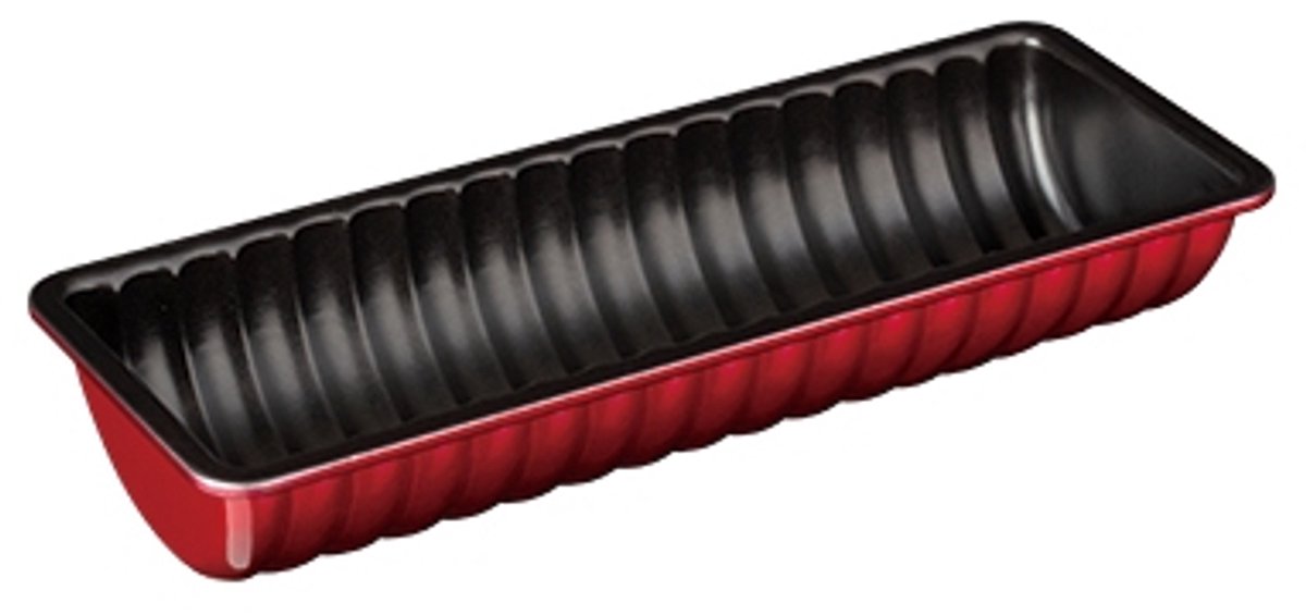Bakvorm voor hertenrug met antiaanbaklaag, kleur Burgundy