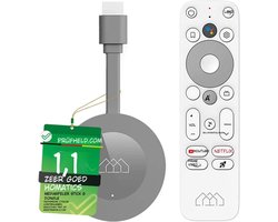 Kavo®- Chromecast - Chromecast voor Tv - Media Streamer - Zwart - 7cm x 2cm x 15cm