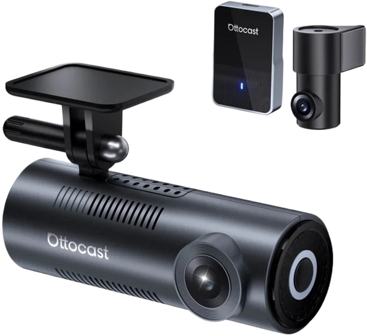Ottocast OttoSafe Cam CA560– Camera 2K voor/achter en draadloze CarPlay en Android thumbnail 6
