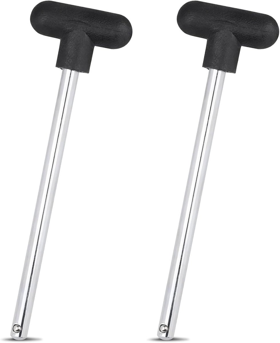 2 stuks gewichtspinnen voor fitness, universele gewichtselectiepinnen met 3/8 inch diameter en 15 cm locking space voor zware belastingen