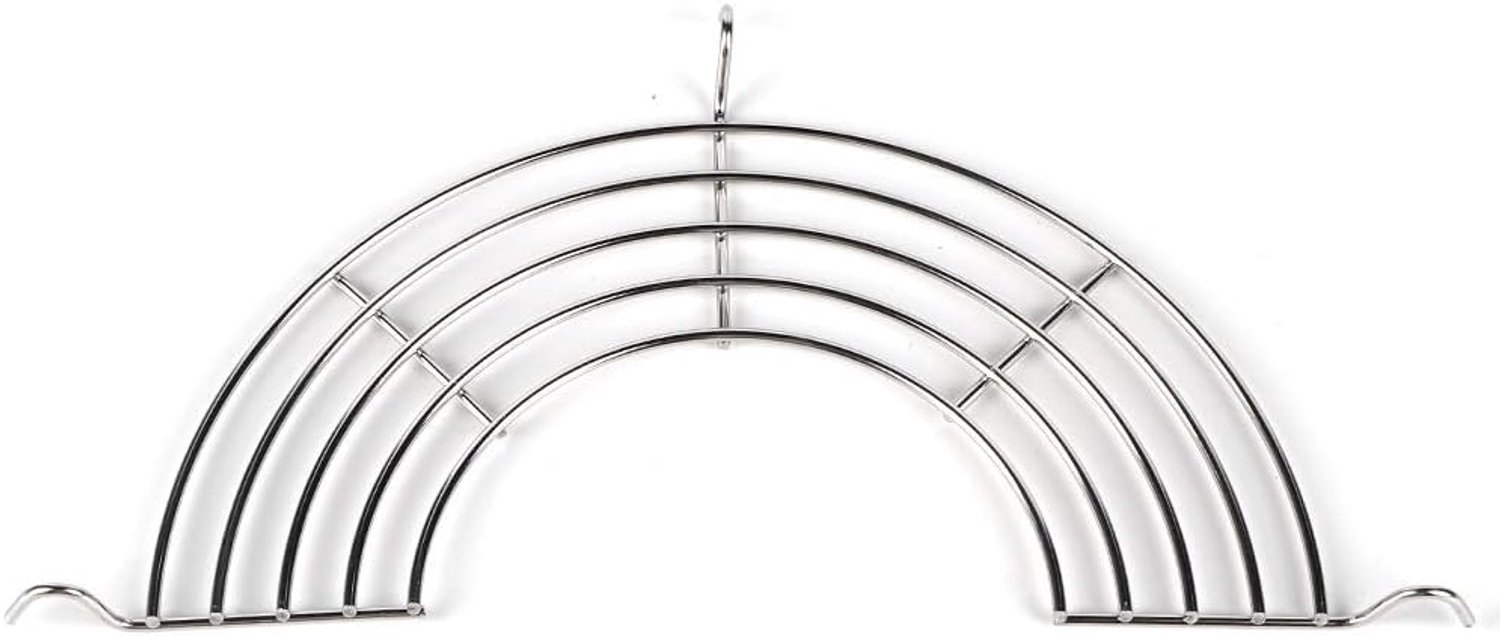 Olieafvoerrek, Roestvrij Staal, Halfrond Stoomrek, Gefrituurd Voedsel, Voedselkoelrek, Thuiskoken, Voor Tempura Gefrituurd Voedsel (26cm)