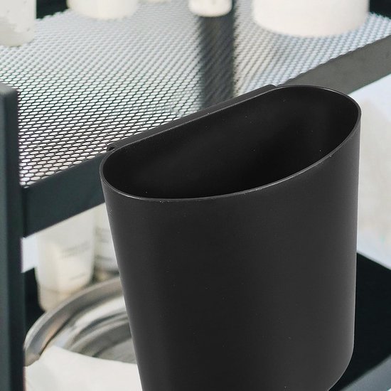 4 Stuks Delige Kleine Hangmanden van Stevig Plastic Multifunctionele Opbergmanden voor Trolley Badkamer Draagbare Hangende Bakken voor Cosmetica Kantoor Thuisorganisatie — afbeelding 3