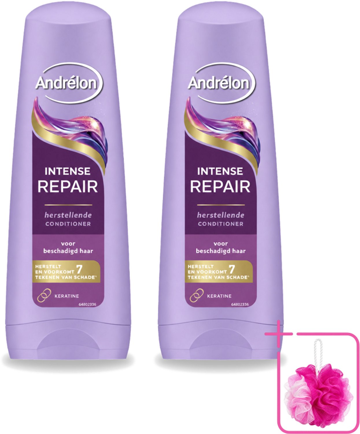 2 x Andrélon – Conditioner – Intense Repair – 200 ml - Bulkverpakking - Haar herstellen - Douchemop - Haar beschermen