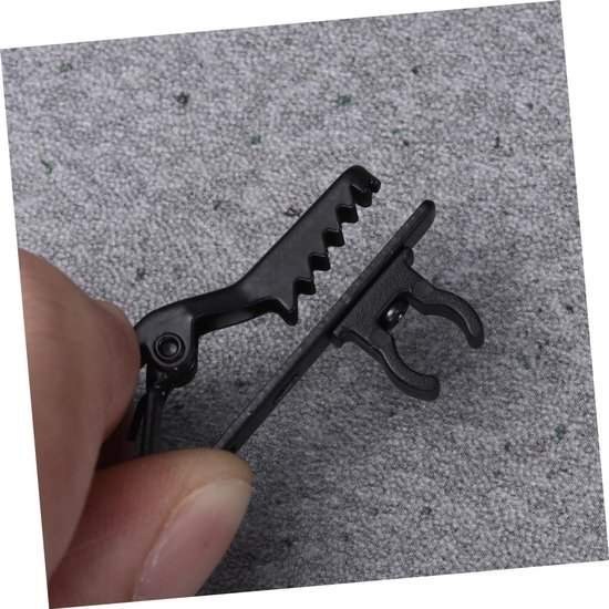 10stuks Microfoon Clip Voor Dassen Universele Lavalier Microfoon Klem Duurzaam Compact Ontwerp Voor Presentaties Online Vergaderingen — afbeelding 3