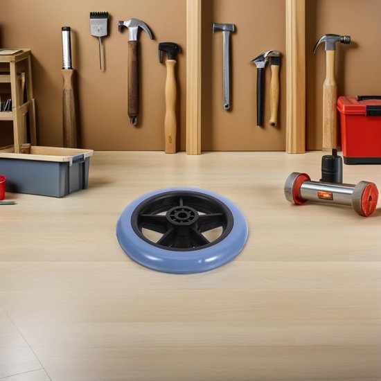 4 Stuks Walkerwiel vervoer rolstoelen voorwiel vervanging elektrische wielen vervangen montage van rolstoelwielen universele loopwielen pvc+metaal — afbeelding 2