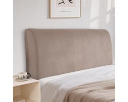 CYCMACO Fluwelen Bed Headboard Cover, Stretch All-Inclusive Bescherming Cover, Elastisch, Effen, Stofdichte - ShopVlot