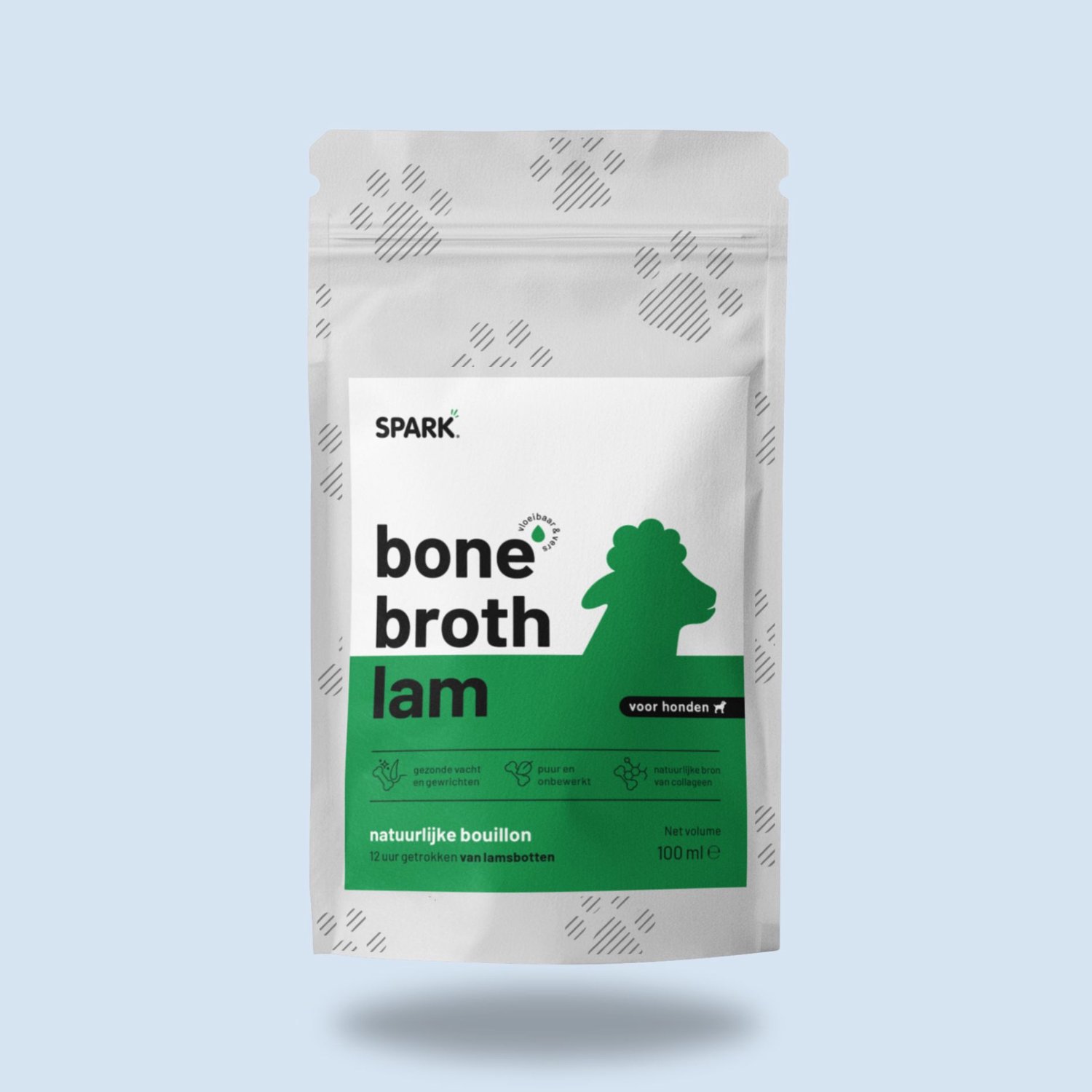 Bottenbouillon Natuurlijk - Pure Bone Broth - Honden & Katten - Lam