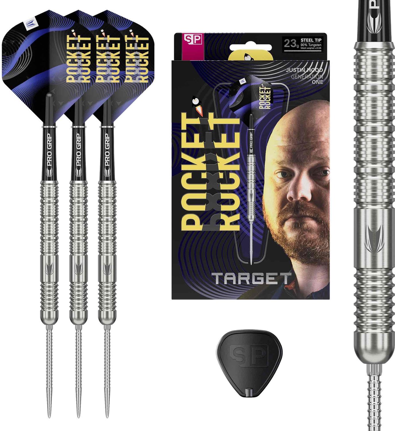 Target Justin Hood G1 Swiss Point 90% - Dartpijlen