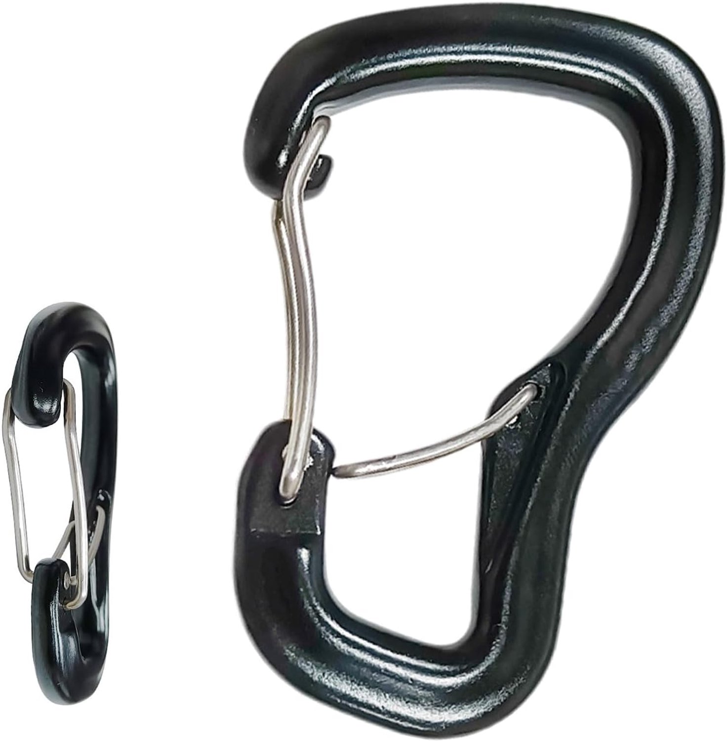 Schommelhaak, Heavy Duty hangmathaak, campinghaak, schommelhaak, hangmat-hardware van aluminiumlegering, multifunctionele karabijnhaak, schommelhanger voor kamperen, wandelen