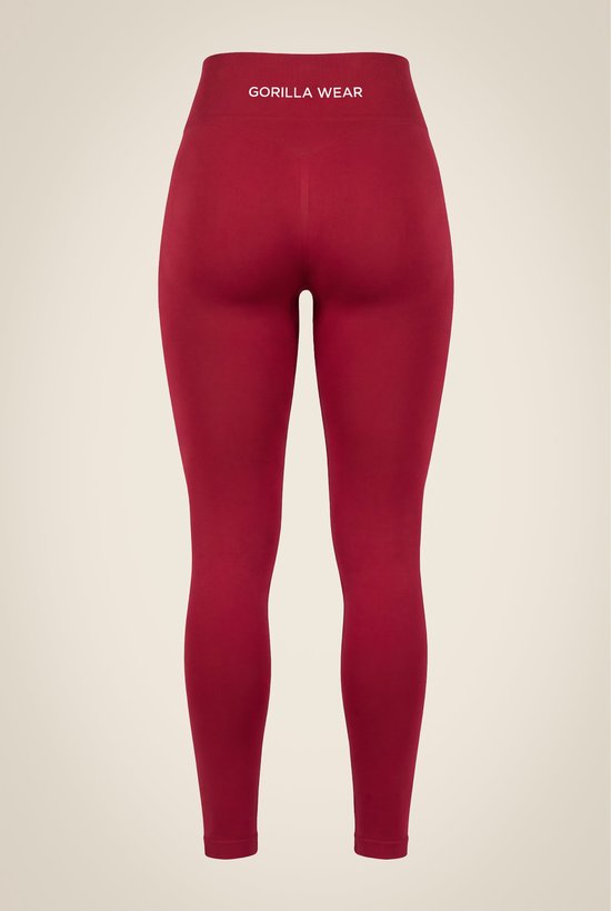 Gorilla Wear Florence Seamless Contour Leggings - Sportlegging - Rood - S van Gorilla Wear — afbeelding 4