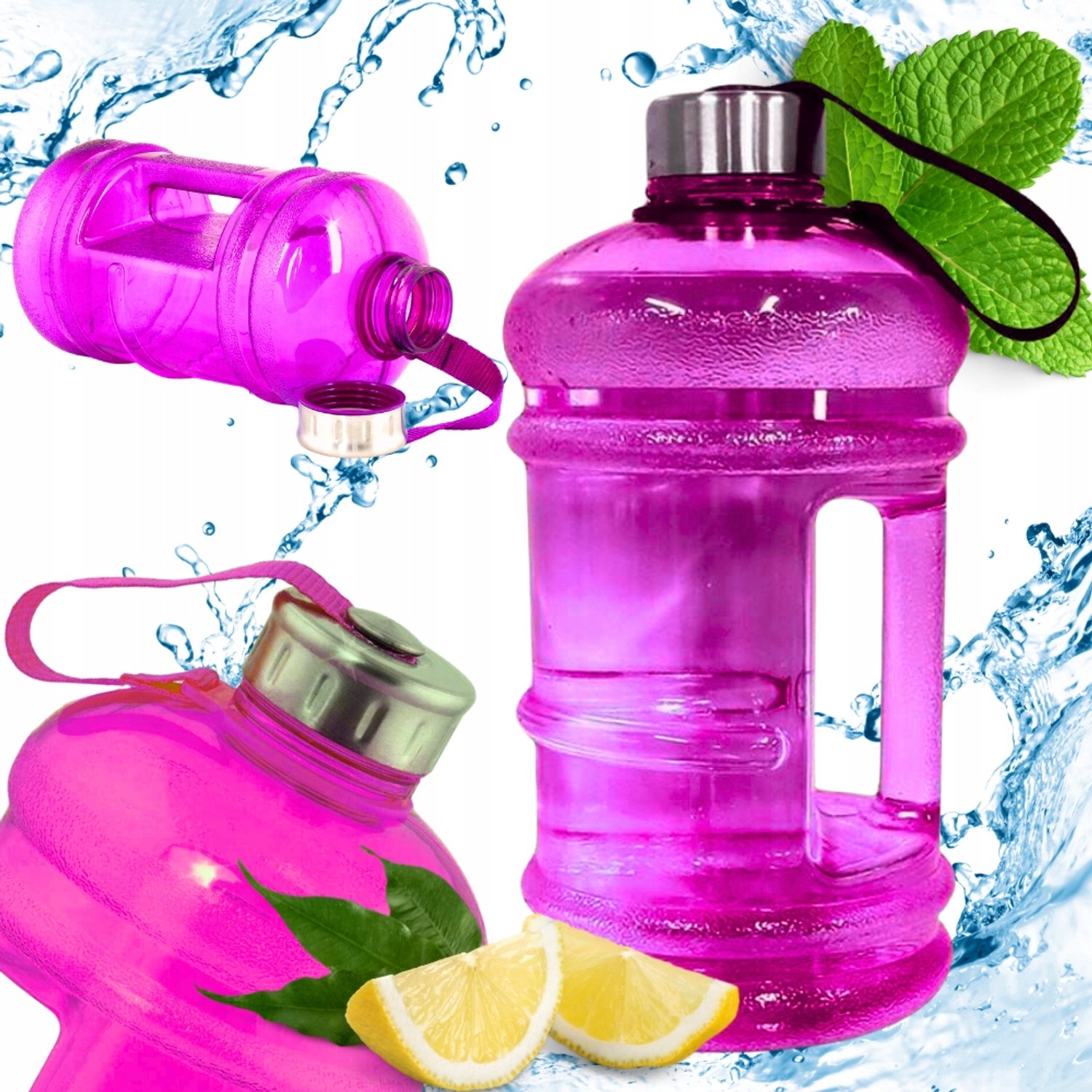 Sport Bidon 2.2L BPA-Vrij - Ideaal voor Fitness & Reizen