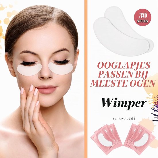 232 Stuks Lash Lift Tool,Lash Lift Staven Siliconen Wimper Pads Wimper Separator Tool met Scheidende Kam Micro Wattenstaafjes Crystal Mascara Paar Oog Pads Wimperverlenging — afbeelding 3
