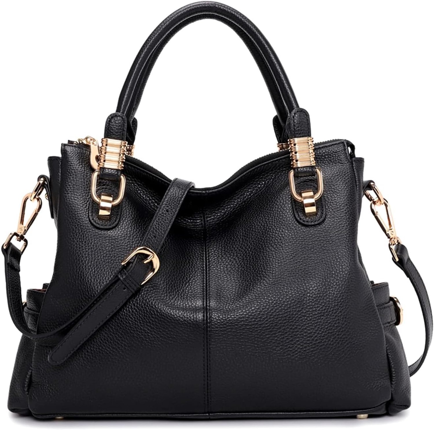 Kattee Zachte Vrouwen Echt Leer Portemonnees en Handtassen Satchel Tote Schoudertas