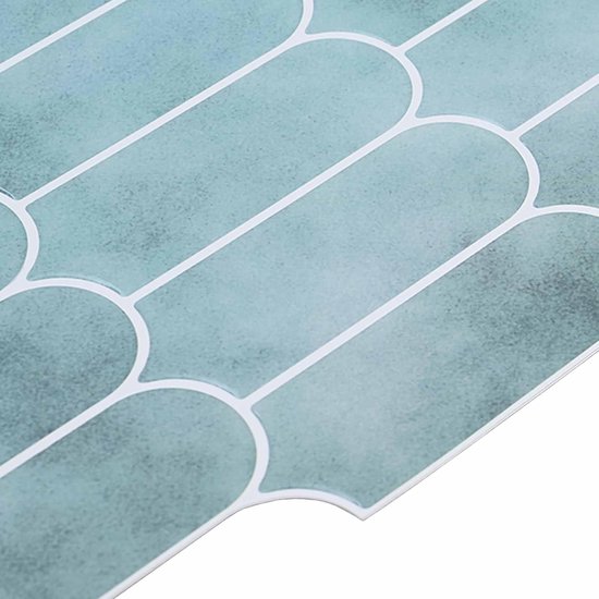 20 stuks wandtegels, zelfklevend, 30 x 30 cm, groen, voor keuken en badkamer, waterdichte tegelstickers — afbeelding 4