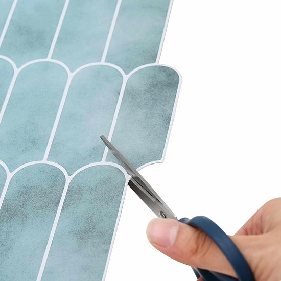 20 stuks wandtegels, zelfklevend, 30 x 30 cm, groen, voor keuken en badkamer, waterdichte tegelstickers — afbeelding 3