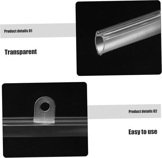 10stuks Pvc Poster Hanger Rail Eenvoudige Installatie Snelle Bevestiging Voor Stabiliteit Van Posters Advertenties Voor Supermarkten — afbeelding 4