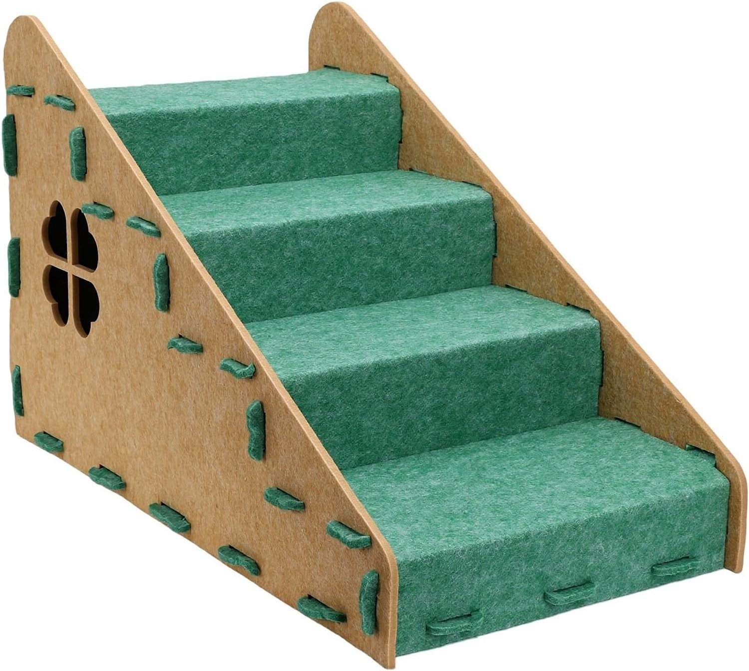 4-traps Huisdierhelling, Afneembare Antislipvilt Huisdiertrap