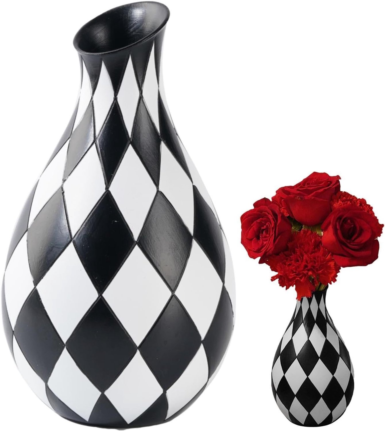 Zwart-witte vazen Esthetische Decoratieve Vaas Container