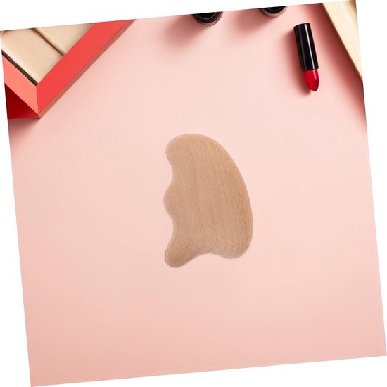3 Stuks Delige Houten Gua Sha voor Gezicht Lichaam Multifunctionele Natuurlijke Guasha Tool voor Diepe Bindweefselmassage Meridiaanverzorging Ontspanning Draagbaar — afbeelding 3