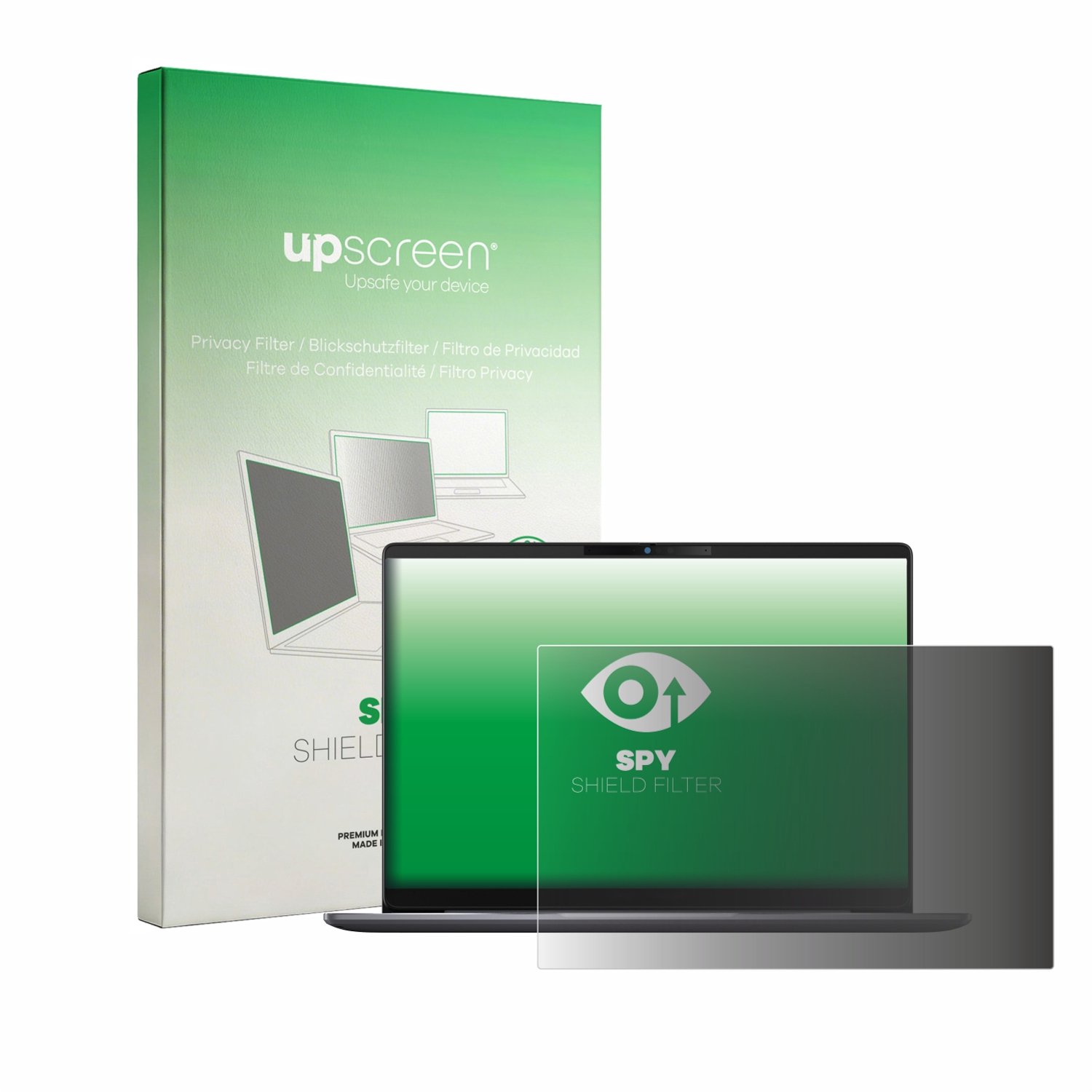 upscreen - privacyscherm voor ASUS ExpertBook P5 Gen1 - privacy filter screenfilter Blauwlichtfilter