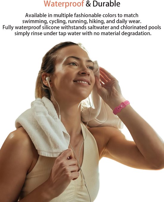 Slanke Smalle Dunne Silicone Band Compatibel met Apple Watch Ultra3/2/1 SE3/2/1 Series11/10/9/8/7/6/5/4/3/2/1 – Sportieve Waterdichte Klassieke Band voor 38-49 mm — afbeelding 5