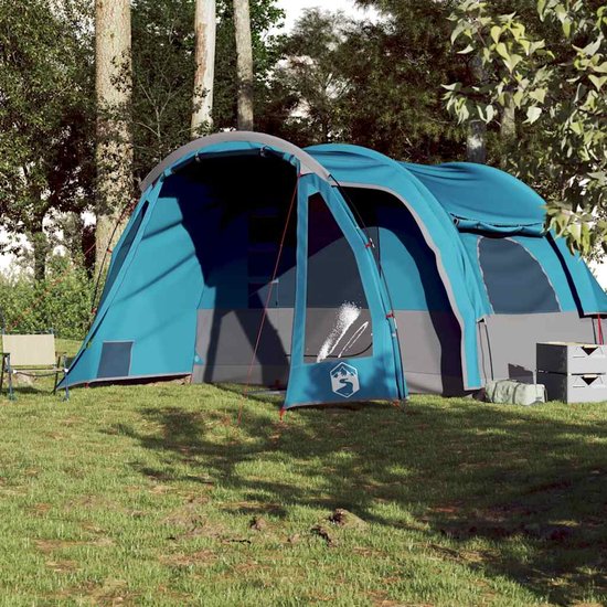 vidaXL - Kampeertent - 6-persoons - waterdicht - blauw van Vidaxl — afbeelding 3
