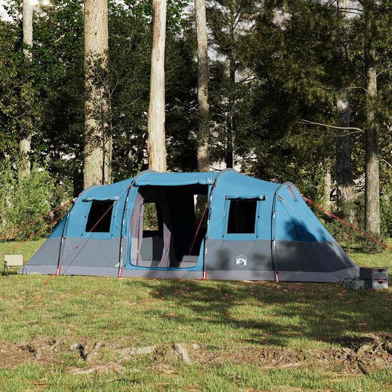 vidaXL - Tunneltent - 6-persoons - waterdicht - blauw van Vidaxl — afbeelding 3