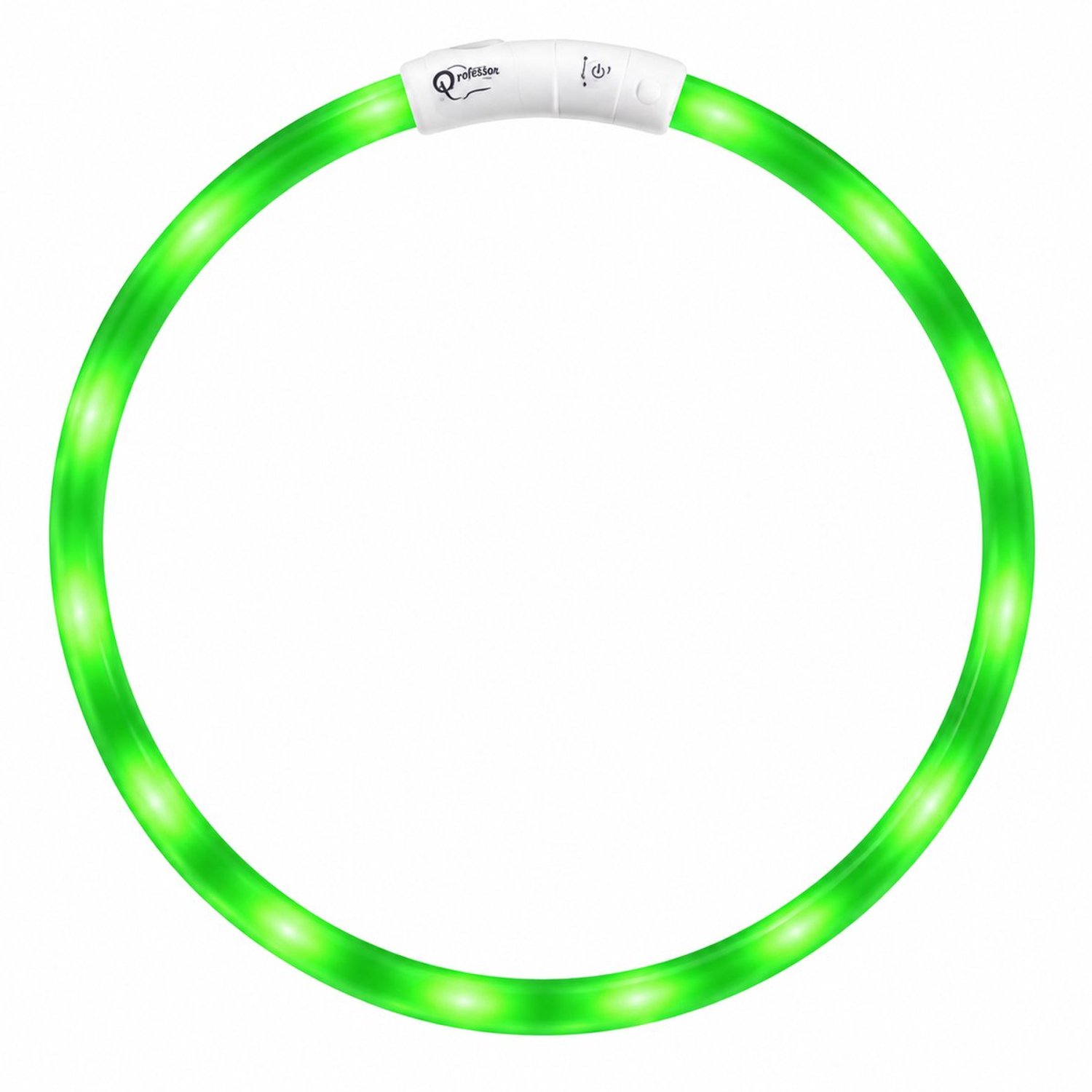 Bol.com LED Halsband Hond - Lichtgevende Halsband Hond - Groen - M - USB Oplaadbaar aanbieding