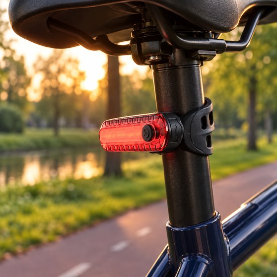 Fietsverlichting LED set - Oplaadbare koplamp en achterlicht - USB-C - 2-delig — afbeelding 5