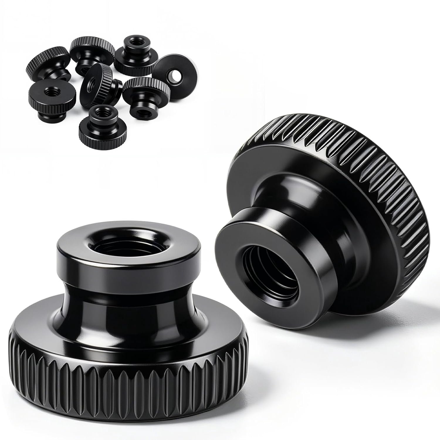 16pcs knurled nuts M5 knurled nuts carbon steel - ShopVlot