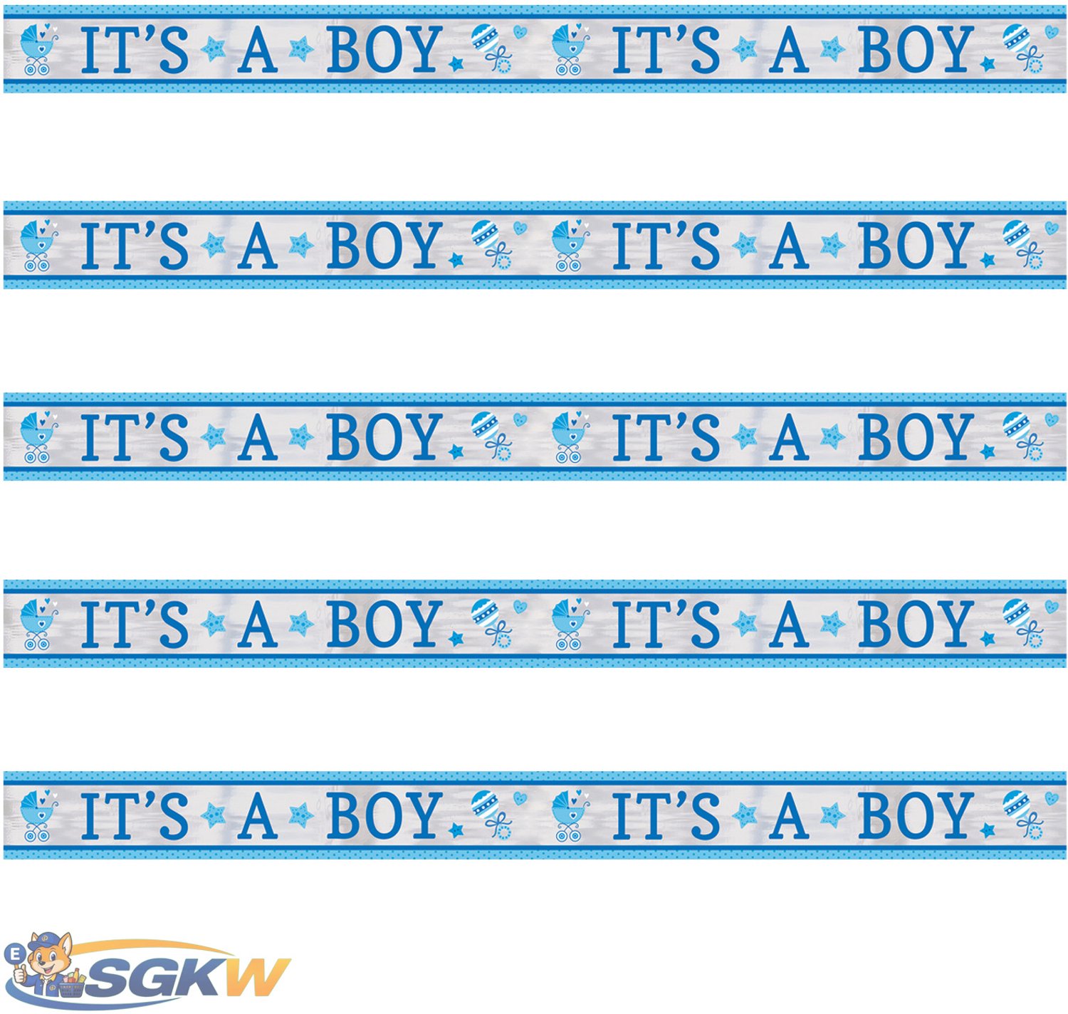 Amscan Banner 'it's A Boy' 762 Cm Blauw