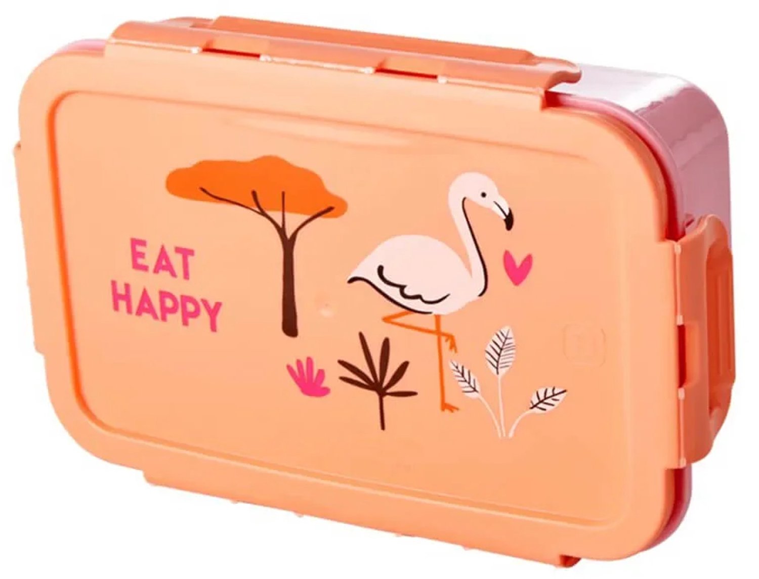 Rice - Lunchbox w. 3 Inserts - Coral Jungle Print