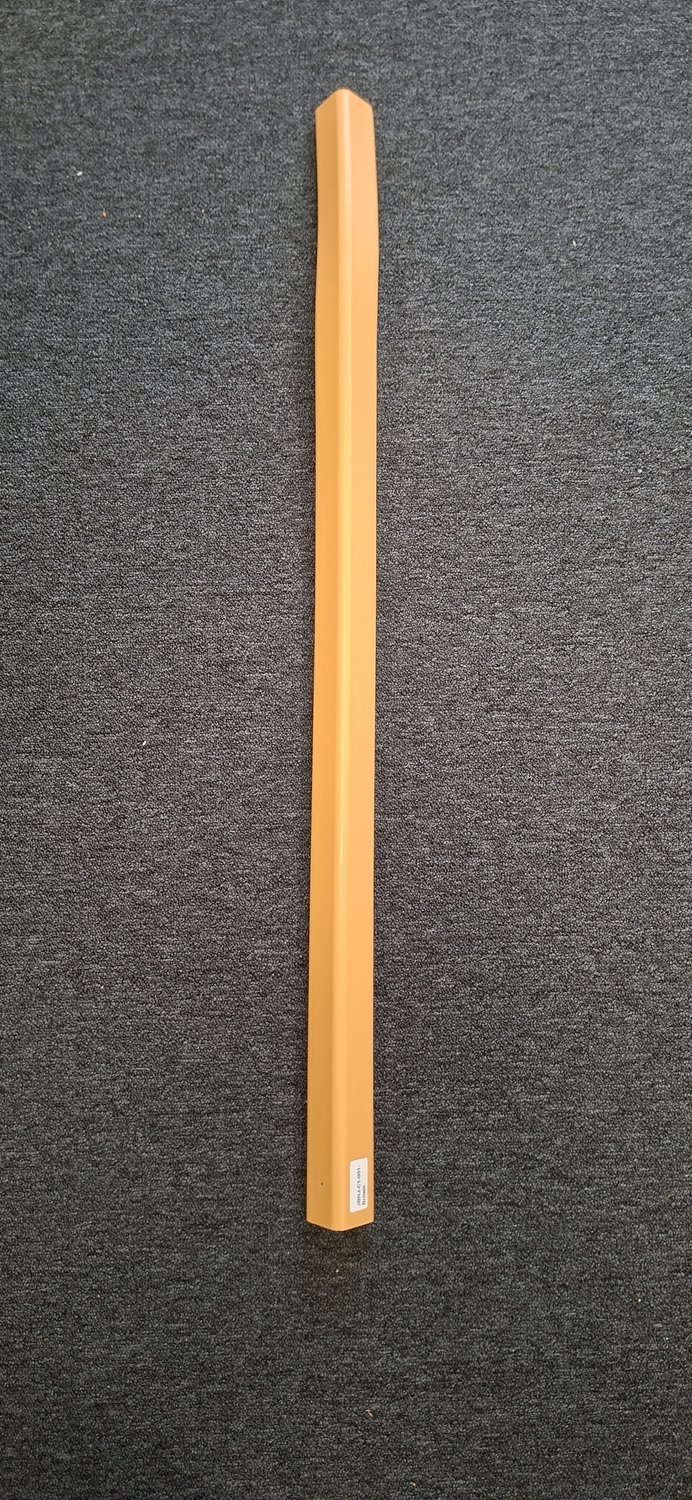 Hoekbeschermer Zelfklevende Stootbescherming voor Hoek 100 cm x 4,5 cm x 4,5 cm kleur oranje/bruin