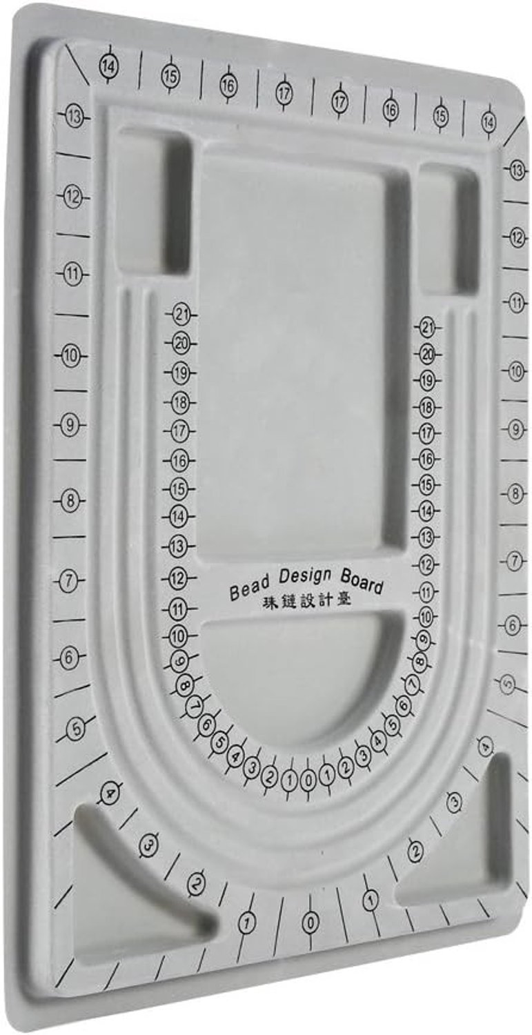 Sieraden Organizer voor Flocking Beads met Ontwerp Board en Opbergbak voor Kralen