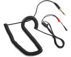 Hoofdtelefoon Opgerolde Audiokabel met Adapter Herstelt Het Echte Geluid voor Sennheiser HD25 / HD560 / HD540 / HD430 / HD250