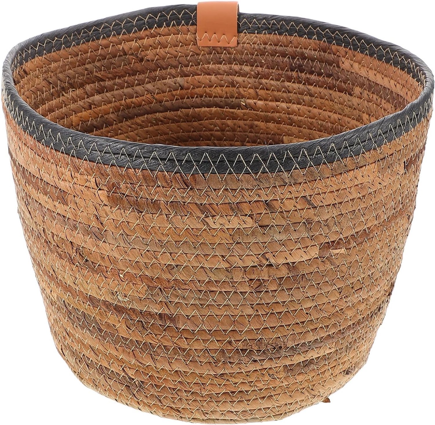 Rattan Gevlochten Plantenmand met Ademend Ontwerp Boho Sierpot voor Binnen Buiten Handgemaakt Vloervaas Opbergmand Rustieke Decoratie voor Woonkamer Kantoor
